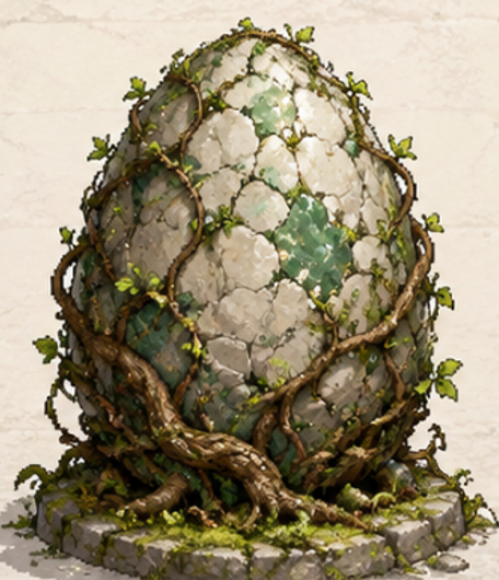 Verdant dragon egg